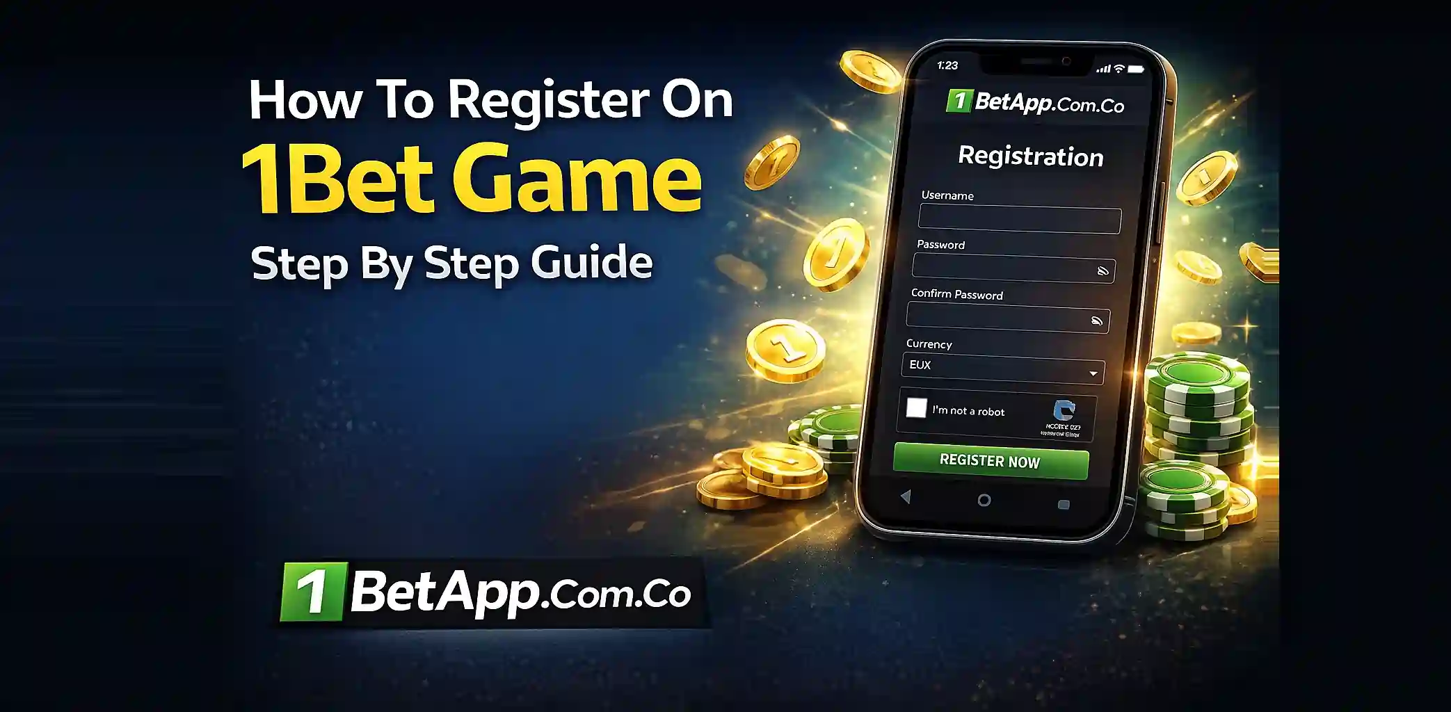Come registrarsi su 1Bet Game: guida passo passo
